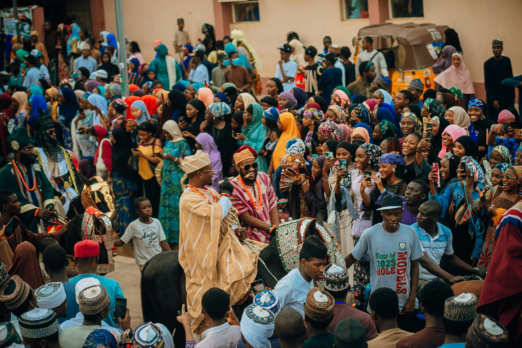 A vibrant African cultural event in the UK with music, fashion, and community energy.